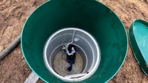 Ставим септик Диамант для 3 человек