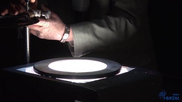 46. Волны и оптика. Анизотропное вещество между поляризаторами: пластинки слюды.mp4