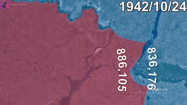 Battle of Stalingrad in 1 minute using Google Earth смотреть онлайн
