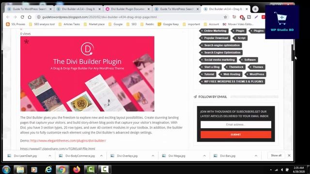 How to free Download Divi Builder | WP Studio смотреть онлайн