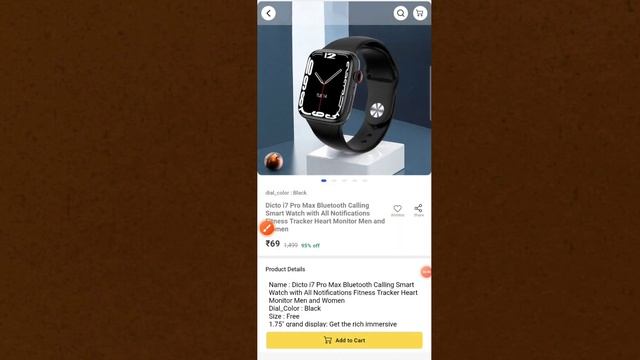 Only ₹69 calling smart watch ⌚️ | Free smart watch under 200 | Sabse sasti smartwatch 2023 смотреть онлайн