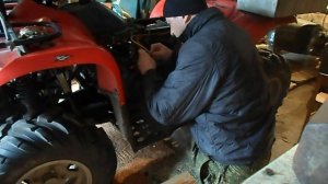 Квадроцикл stels 500 GT, замена реле стартера