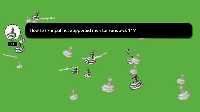 [SOLVED] HOW TO FIX INPUT NOT SUPPORTED MONITOR WINDOWS 11? смотреть онлайн