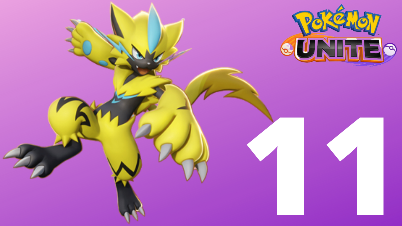 Покемон Юнайт (Pokemon Unite) - Геймплей Прохождение - Часть 11- Зераора Рейтинг