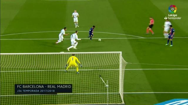 TOP 25 GOLES DE JUGADA INDIVIDUAL Lionel Messi LaLiga Santander смотреть онлайн