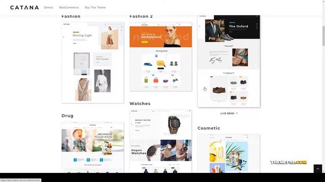 Catana - Fashion and Minimal WooCommerce WordPress Theme fashion store Marin смотреть онлайн