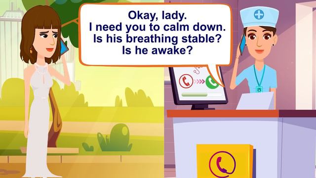 Everyday English conversation (Making an Emergency call) English Conversation Practice смотреть онлайн