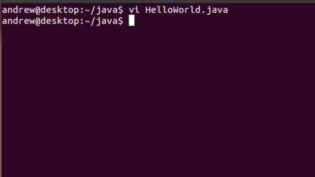 JAVA 02 Creating your first program смотреть онлайн