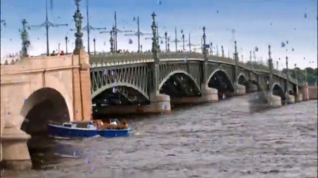 Мост Поцелуев Potseluev Bridge St.Petersburg смотреть онлайн