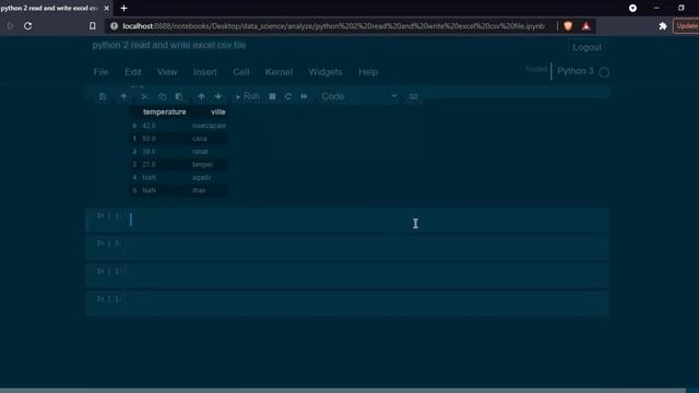 python tutorial 2 read and write excel ,csv files Darija смотреть онлайн