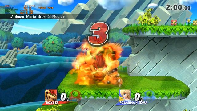 Тест производительности Super Smash Bros на CEMU 1.15.5c смотреть онлайн