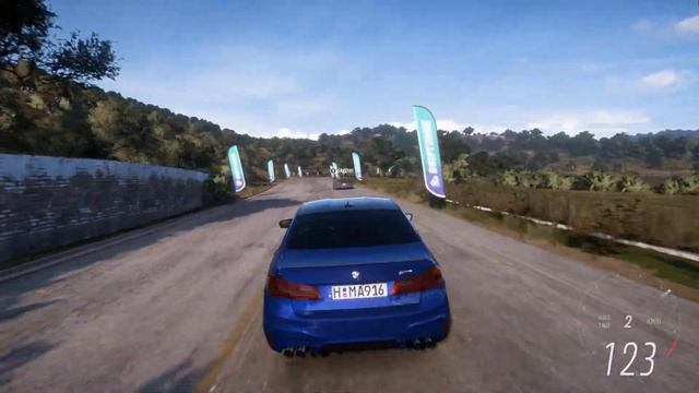 Forza Horizon 5 - BMW M5 F90 700HP | Gameplay | Logitech DFGT смотреть онлайн