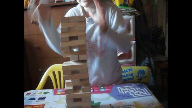 Влог -игры, башня дженга, аскорбинки, наш день