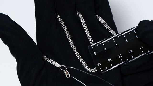 Серебряная цепь плетение Бисмарк SOKOLOV 968050502 смотреть онлайн