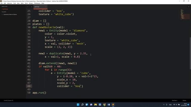 Geometry Dash на Python смотреть онлайн