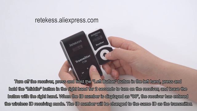 RETEKESS T131 Wireless Audio Guide Tour Guide System receiver wireless ID setting смотреть онлайн