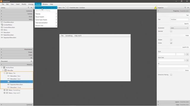JavaFX MenuBar ? смотреть онлайн