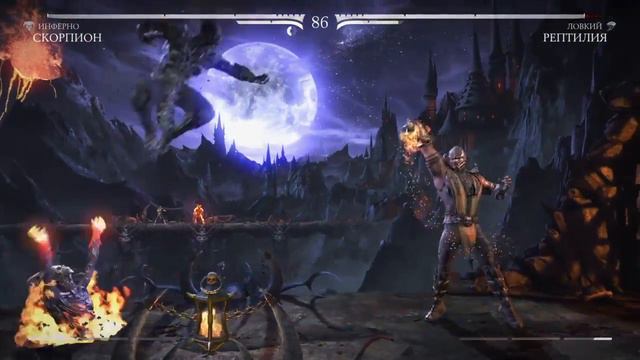 Mortal Kombat XL Scorpion vs Reptile Faction Kill смотреть онлайн