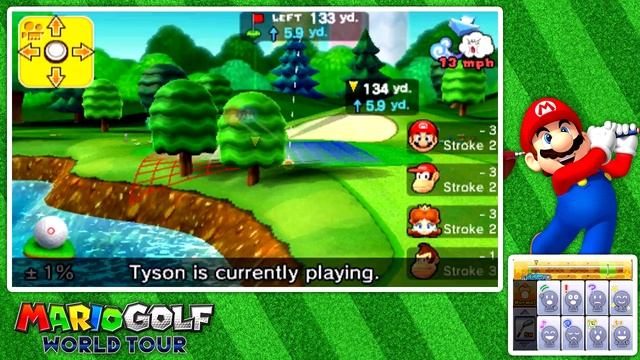 Mario Golf: World Tour - Forest Course (Hole 07) смотреть онлайн