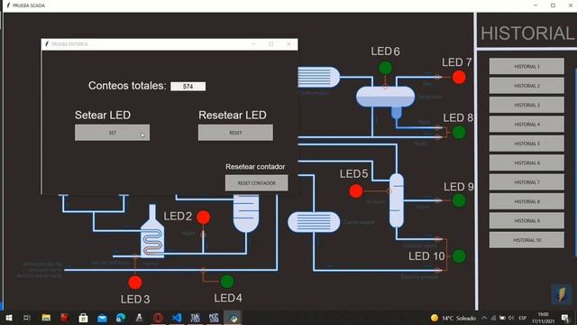 SCADA desarrollado en Python conectado con PLC 1500 смотреть онлайн