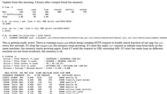 DevOps & SysAdmins: Growing memory use смотреть онлайн
