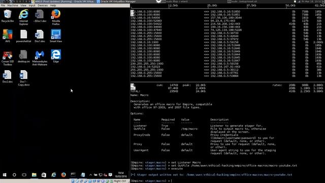 PowerShell Empire - Compromise Win10 with a Macro Embedded Word File смотреть онлайн