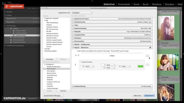 Rahmen bei Lightroom Export - LR Mogrify 2 Plugin - caphotos.de смотреть онлайн