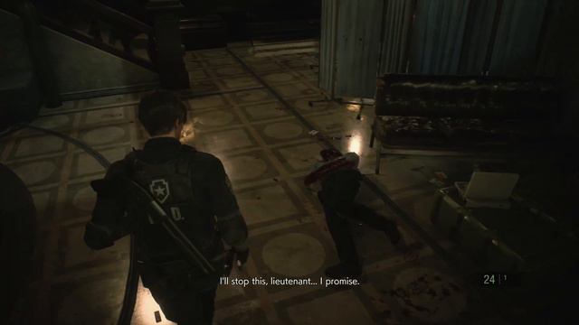 RESIDENT EVIL 2 - Shoot Marvin, Run from Licker смотреть онлайн