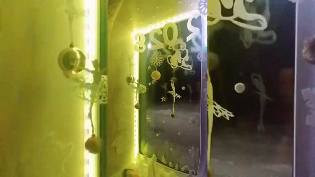 украшение окна на новый год ???❤️? смотреть онлайн