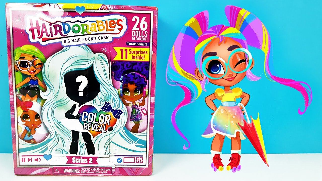 HAIRDORABLES 2 СЕРИЯ Сюрпризы КУКЛЫ С ПРИЧЕСКАМИ! Игрушки для девочек Toy Dolls Surprise Unboxing