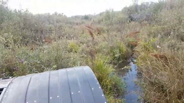 Прототип вездехода Чибис 3.  Бобрятник и тросник.  Часть 1