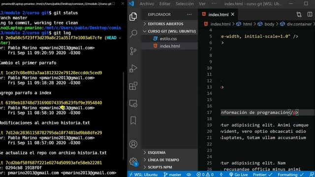 Git: Recuperar archivo eliminado смотреть онлайн