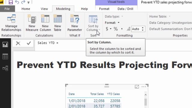 Prevent YTD, QTD, MTD Results Projecting Forward - DAX Techniques in Power BI смотреть онлайн