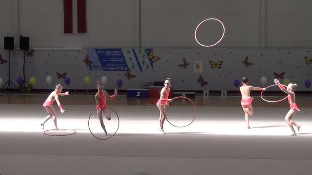 RVS 3 sp.kl.B - групповое упражнение с обручем смотреть онлайн