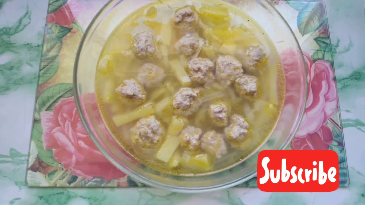 СУП С ФРИКАДЕЛЬКАМИ ? ООЧЕНЬ ВКУСНО!!!