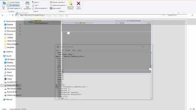 How to Customize Template in Oracle Reports 10g смотреть онлайн