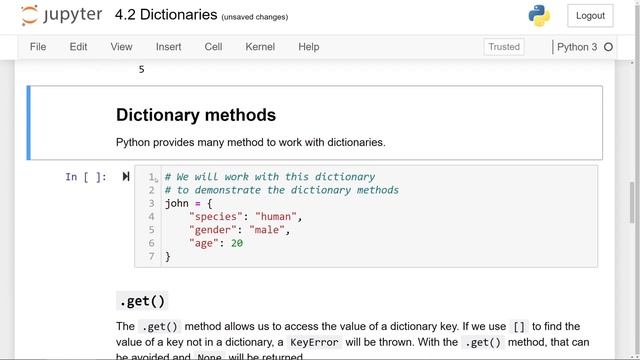 Python Dictionaries - Python Fundamentals 4.2 смотреть онлайн