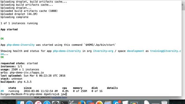 Pivotal Web Services - PHP - Connecting to MySQL using services смотреть онлайн