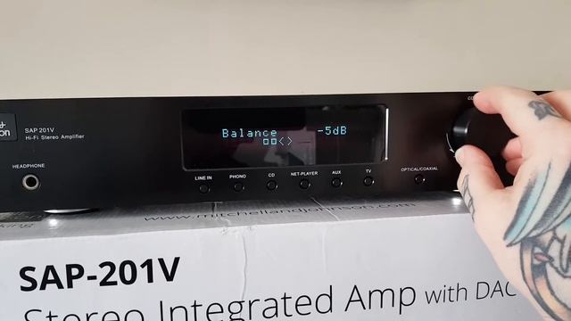 Mitchell & Johnson SAP-201V amplifier demo смотреть онлайн