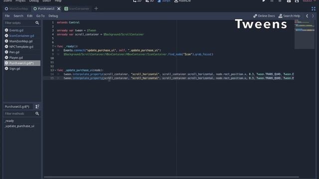 Scrolling UI and Animated Buttons Tutorial (Godot 3.2.2) смотреть онлайн