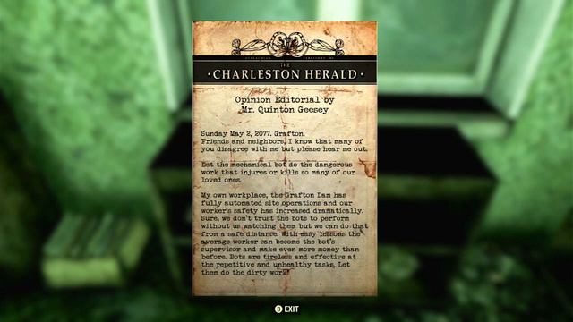 “Grafton Dam Editorial” (Charleston) - Fallout 76 Note смотреть онлайн