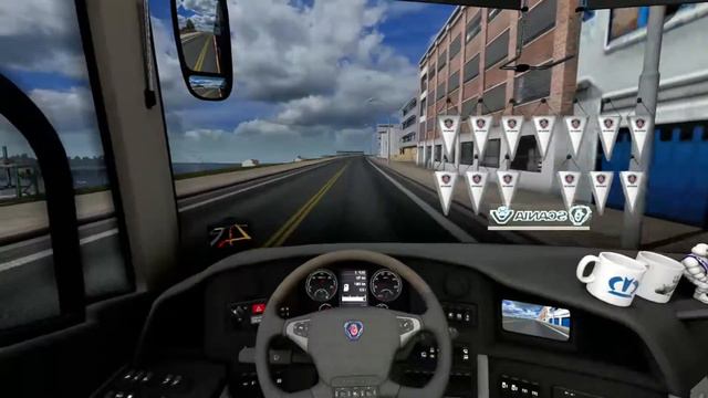 ETS 2 Mods I Bus terminal I Scania touring 1:38 смотреть онлайн