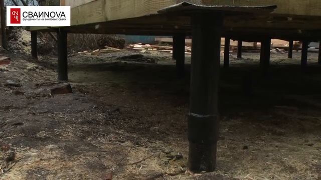 фундамент на винтовых сваях 6х6 смотреть онлайн