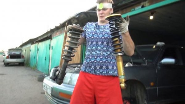 ЗАМУТИЛ ВИНТОВУЮ ПОДВЕСКУ ЗА 10000 РУБЛЕЙ . LEXUS LS400