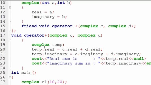 138. Binary Operator Overloading using friend function in C++ (Hindi) смотреть онлайн