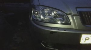 Полировка фар в Chery Amulet 2007г