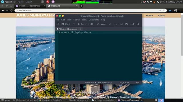 3. Python Flask Framework sample project deployment on Heroku cloud смотреть онлайн