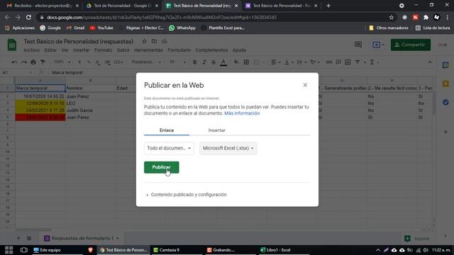 Conectar Google Sheets con Excel смотреть онлайн