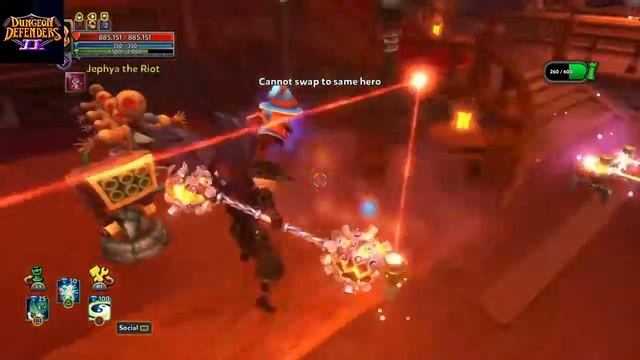 Dungeon Defenders 2 Elemental Combos DD2 смотреть онлайн