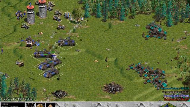 age of empires rise of rome Suupa vs Supreme Game #1 смотреть онлайн